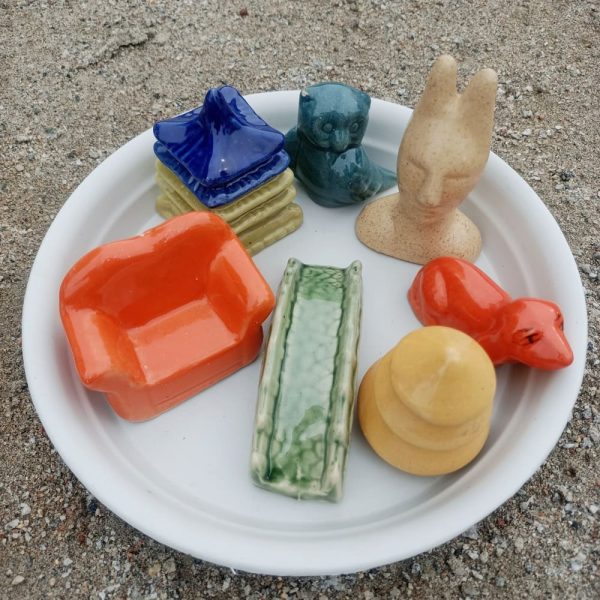 Set of 5 Ceramic Garden Toys (Any 5) (Any Colour & Any Design)