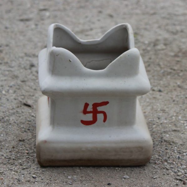 4 Inch Small Tulsi Ceramic Pot (Any Color)